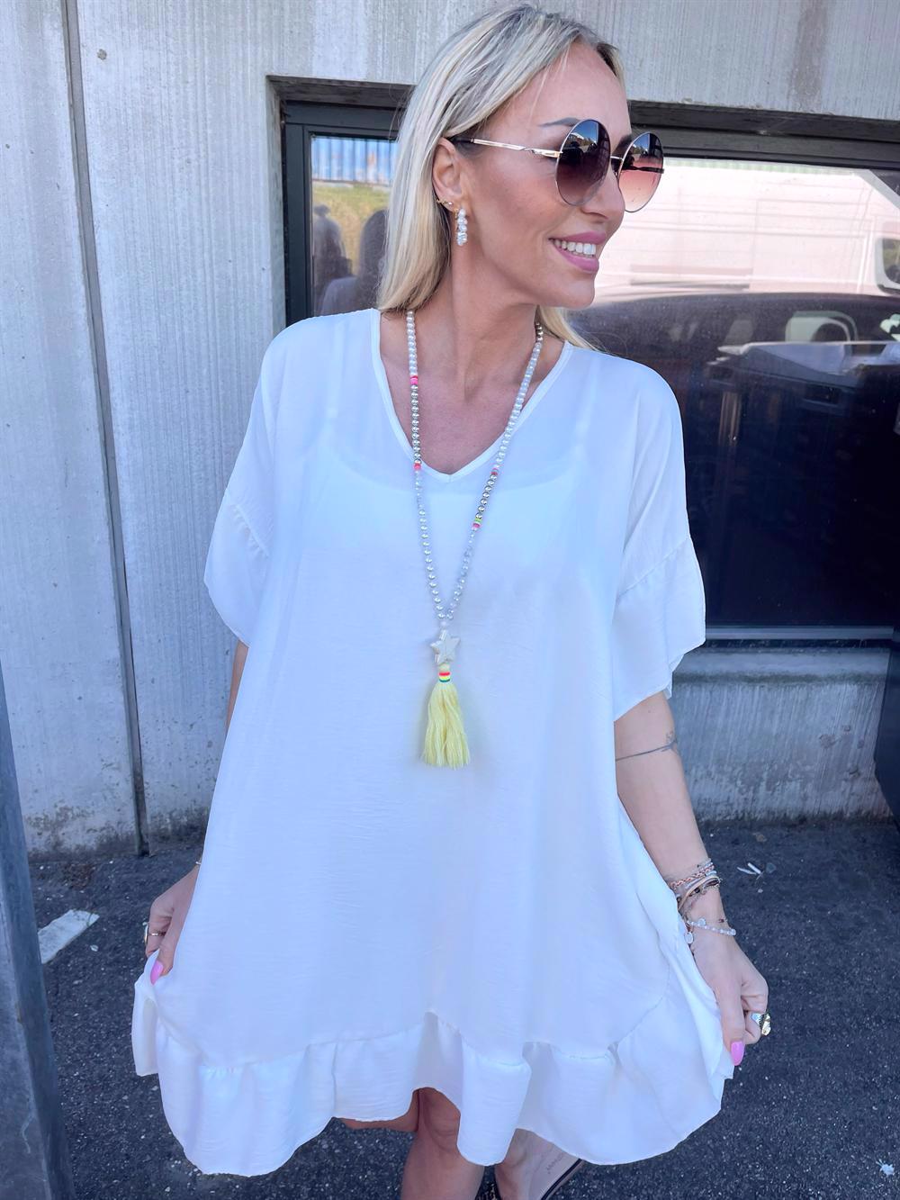 Grace - tunika med volangkant